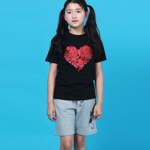 Kani Seven Junior Unique Design Luberne Short Sleeve T_Shirt